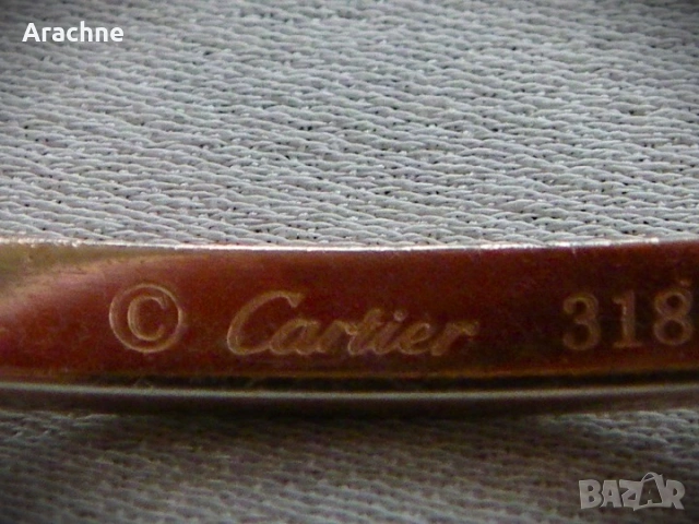 Прекрасно копие на златна гривна Cartier, снимка 2 - Гривни - 48098760