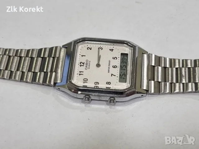 Часовник Casio 39 мм, снимка 5 - Мъжки - 56431485