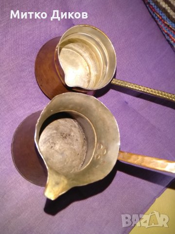 Медни канчета за варене на кафе-чай и други №2, снимка 3 - Съдове за готвене - 34528467