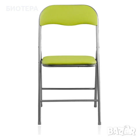 Сгъваем стол PARIS 44Х45Х78 CМ. Зелен, снимка 2 - Столове - 50637434