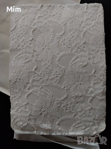 38/40 Бял чорапогащник от еластична дантела , снимка 4 - Бельо - 53068879