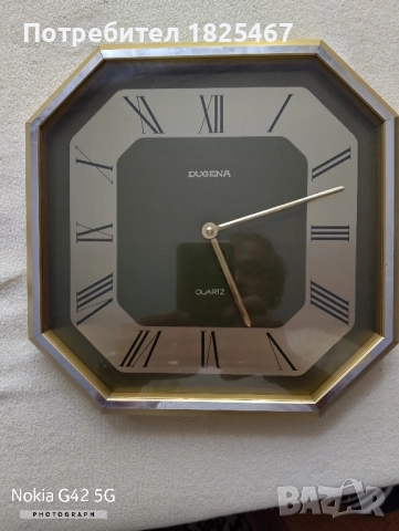 Стенен немски часовник DUGENA, снимка 6 - Стенни часовници - 50516950