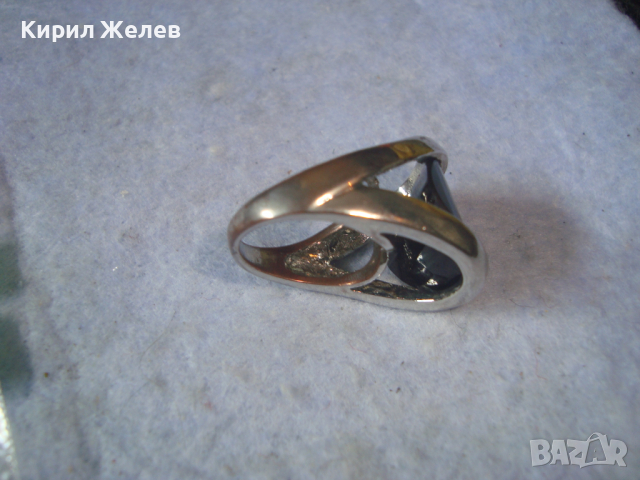 ПОСРЕБРЕН МЕДЕН КРИСТАЛЕН ФЕШЪН АРТ ПРЪСТЕН 26621, снимка 9 - Пръстени - 36410509