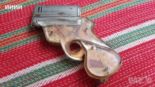 Бензинова запалка пистолет, снимка 2 - Антикварни и старинни предмети - 52054641