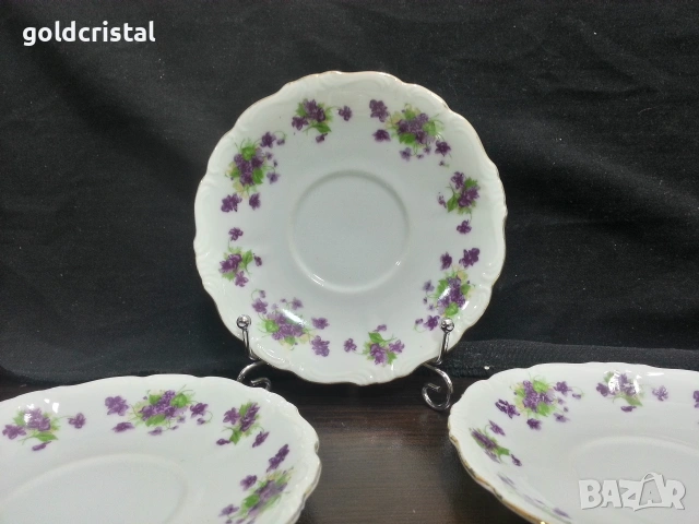 Английски фин порцелан чинийки , снимка 2 - Антикварни и старинни предмети - 46869230