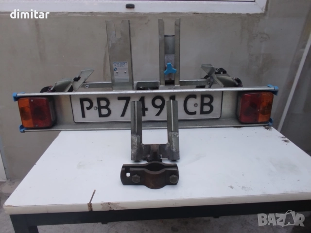 Багажник за теглична автомобил за 2 броя велосипеди, снимка 6 - Аксесоари за велосипеди - 51641139