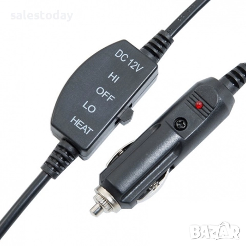 Калъф за седалка с нагревател, Постелка за предна седалка с подгрев за автомобила, черна, 12V , снимка 4 - Аксесоари и консумативи - 27312346