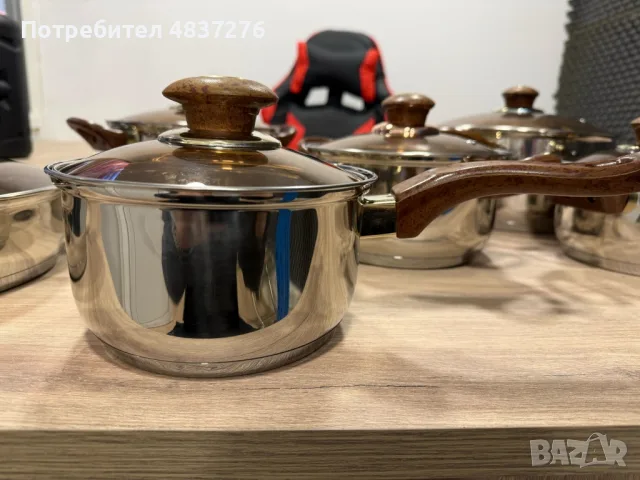 Комплект за готвене от 12 части. , снимка 16 - Съдове за готвене - 56138301