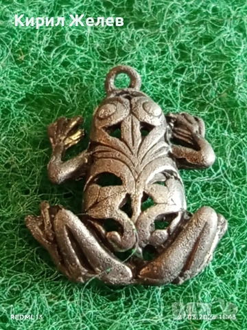 Сребърна висулка ЖАБА 🐸 стил и елегантност 52838