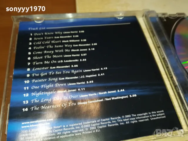 NORAH JONES ORIGINAL CD-ВНОС GERMANY 2702251832, снимка 15 - CD дискове - 49304590