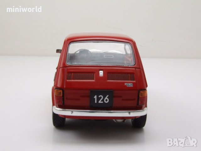 Fiat Polski 126p малко Полско Фиатче 1972 - мащаб 1:18 MCG моделът е нов в кутия, снимка 14 - Колекции - 40330281
