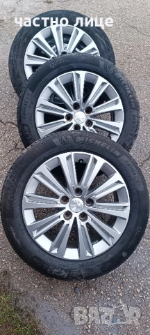 4 броя алуминиеви джанти 16 цола за Пежо , снимка 2 - Гуми и джанти - 52293849