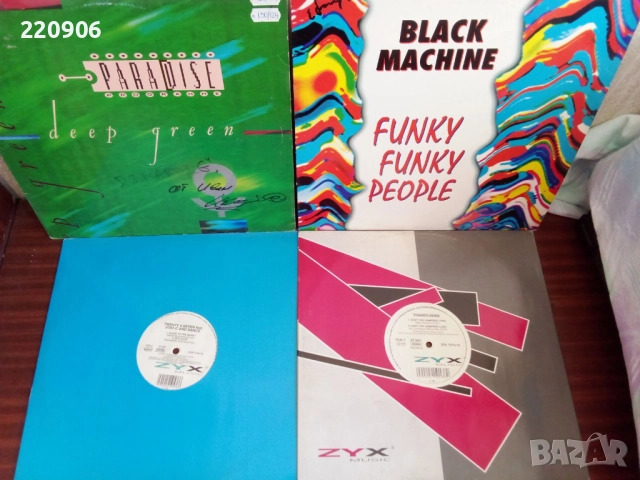 12"  Black Machine, Paradise, Transylvania, Twenty 4 Seven