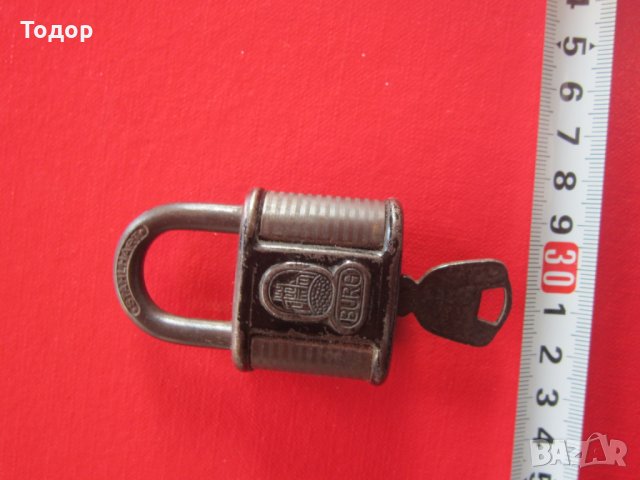 Немски марков катинар с ключ ключе , снимка 3 - Други стоки за дома - 30940045