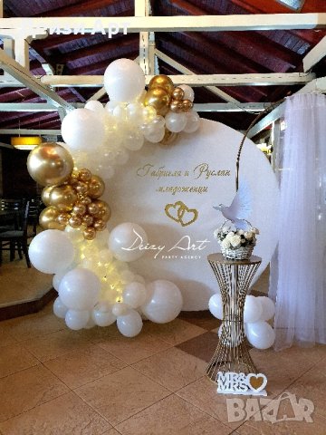 Украса за Сватва/Арка с цветя, снимка 6 - Декорация - 42349626