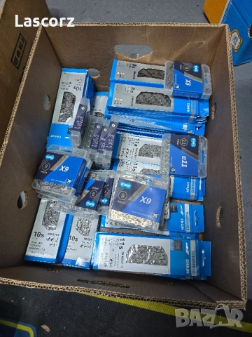 части,вериги,накладки,педали,парчета shimano, sram,tektro