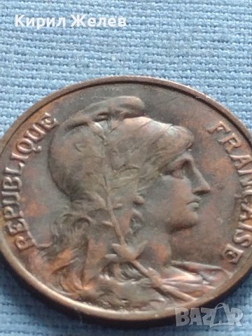 Рядка монета 10 сантима 1900г. Франция Трета република за КОЛЕКЦИОНЕРИ 30416, снимка 8 - Нумизматика и бонистика - 42683214