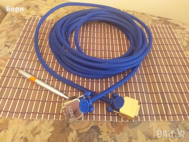 Lindy 9m Premium Gold DVI-D Dual Link, снимка 2 - Плейъри, домашно кино, прожектори - 29246239
