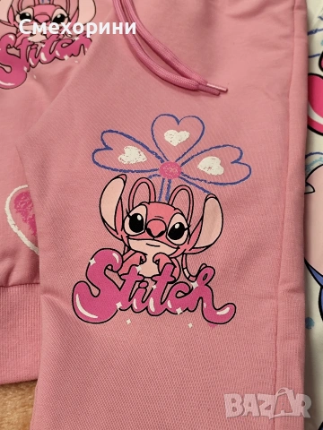 Детски памучен комплект Стич, от тънко трико , снимка 5 - Детски комплекти - 53004672