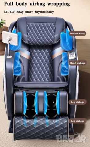 SL Track  Смарт масажен стол с R17, снимка 11 - Дивани и мека мебел - 51559729