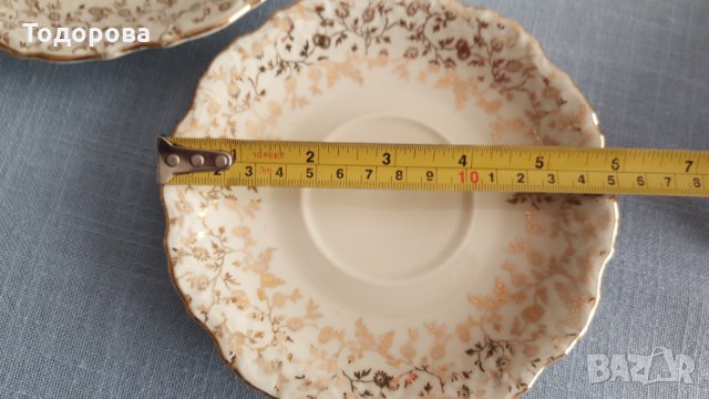 Порцеланов сет от десертна и подложна чинии-Бавария, снимка 3 - Чинии - 33820174