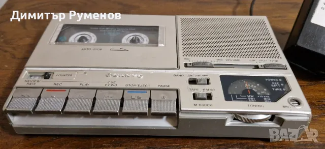 Радиокасетофон Sanyo M 6600H, снимка 10 - Радиокасетофони, транзистори - 49064282