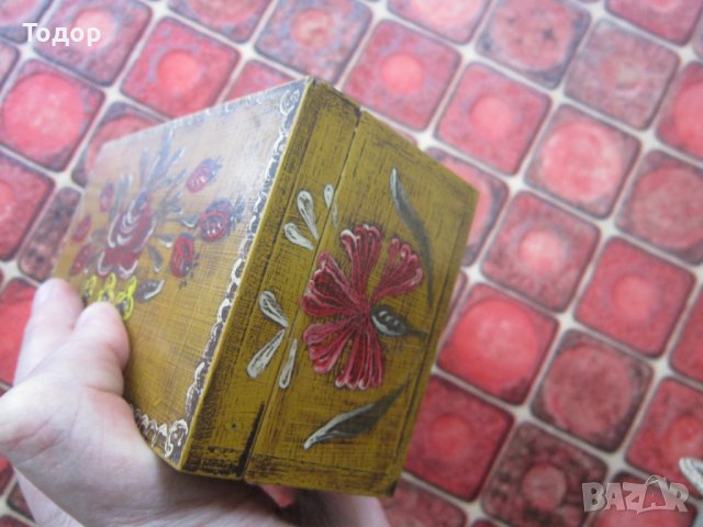 Старинна дървена кутия за бижута , снимка 8 - Други - 36589101