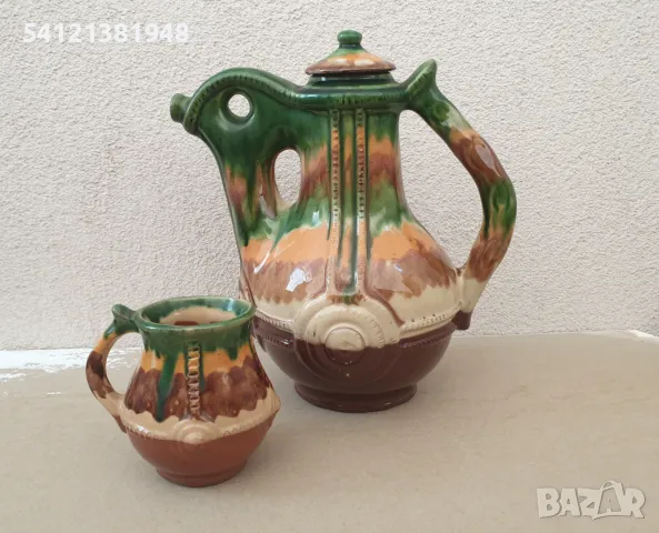 Битов керамичен сервиз за вино, снимка 8 - Сервизи - 48558540