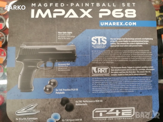 Въздушен пистолет T4E IMPAX 68 , снимка 2 - Въздушно оръжие - 56014996