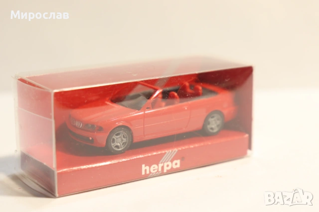 HERPA H0 1/87 BMW 3 КОЛИЧКА КАМИОН МОДЕЛ, снимка 3 - Колекции - 53214770