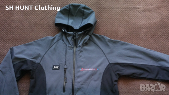 HELLY HANSEN 74006 SOFTSHELL SEVILLA GRIS Work размер М работен суичър вятърно устойчив W4-110, снимка 4 - Суичъри - 51966635