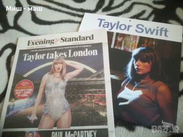 Taylor Swift 2025 календар официален + Taylor's London Tube Map / Тейлър Суифт, снимка 7 - Други - 48670514