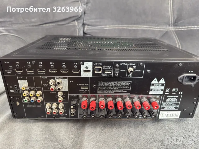 AV Ресивър Panasonic VSX-922-K.
, снимка 4 - Ресийвъри, усилватели, смесителни пултове - 56274082
