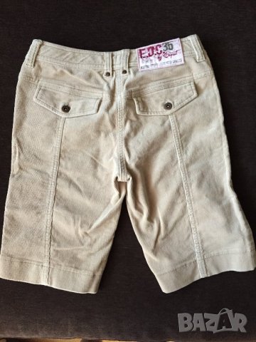 Детски бермуди ESPRIT оригинал, за 158см., от кадифе, бежови джинси, като нови!!!, снимка 4 - Детски панталони и дънки - 11374549