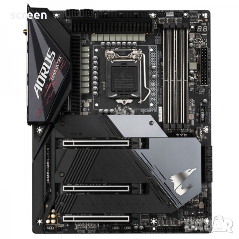GIGABYTE-Z590-AORUS-ULTRA + CPU i7-11700k + 64GB PC3200 4000MHZ G.SKILL, снимка 2 - Геймърски - 36797785