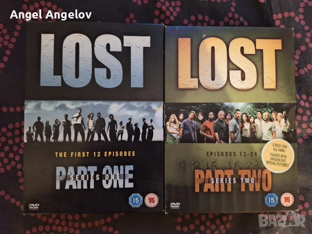 Lost - Season 1 - (7 Disc) Lost - Season 2 -(7 Disc) Без български субтитри цена 5 евро на сезон