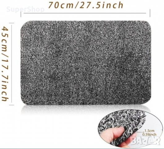 Абсорбиращо мръсотията килимче Super Clean Mat Килим, снимка 3 - Други - 34169107