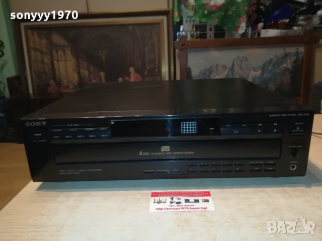 sony cdp-c425 cd player-made in japan 2901221934, снимка 4 - Декове - 35603645