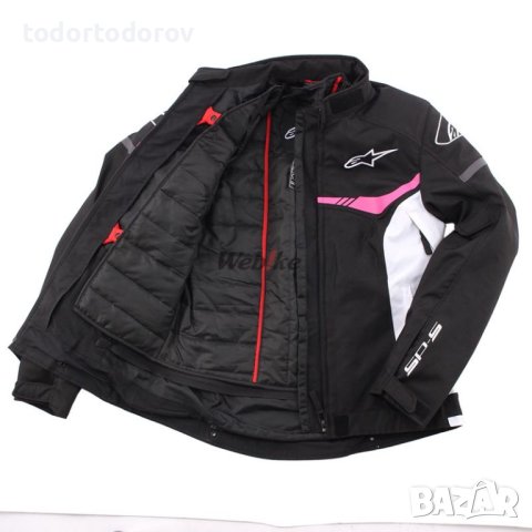 Дамско текстилно мото яке ALPINESTARST-SPS WP Black/White/Fuschia, снимка 2 - Аксесоари и консумативи - 44185449