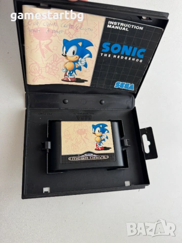 Sonic the hedgehog за Sega Mega Drive, снимка 3 - Други игри и конзоли - 54039032