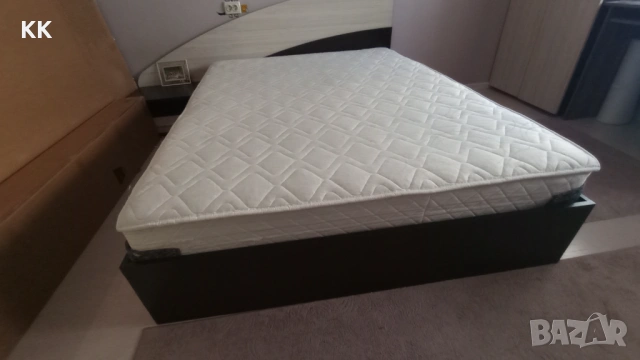 Легло с матрак 144/190. + нощно шкафче. , снимка 4 - Спални и легла - 53119227