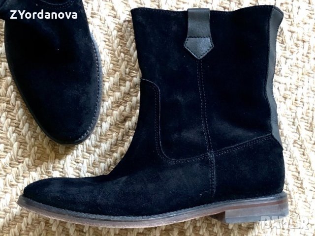 Боти/ботуши 38н. H By Hudson Black Chelsea Boots, снимка 2 - Дамски боти - 30938265