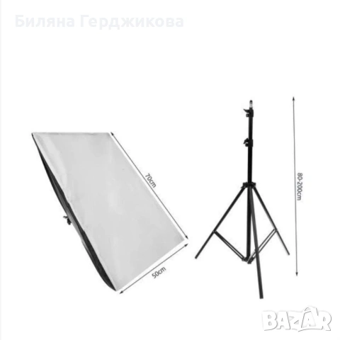 Софтбокс (2бр), снимка 2 - Светкавици, студийно осветление - 54064548