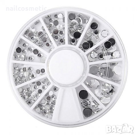 Висок клас сребърни камъчета в 6 размера