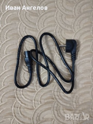 Нов захранващ кабел за компютри , снимка 2 - Друга електроника - 37310567