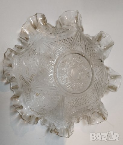 Бяло къдраво стъкло, снимка 6 - Антикварни и старинни предмети - 29675283