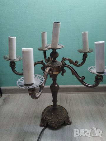 барокова настолна лампа, снимка 1 - Настолни лампи - 40132741