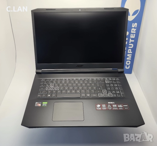 Acer Nitro 5 AN517 Ryzen 9 5900HX/16GB/1TB SSD/RTX3080-8GB/WQHD 165Hz, снимка 5 - Лаптопи за игри - 51716540