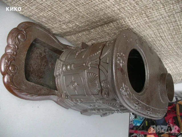 Стара чугунина печка., снимка 12 - Антикварни и старинни предмети - 56502296