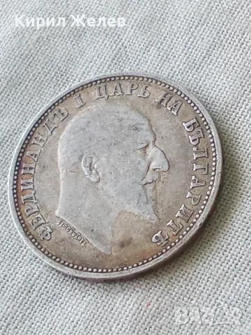 Българска сребърна монета 1 лев 1910 година 19292, снимка 4 - Нумизматика и бонистика - 56092812